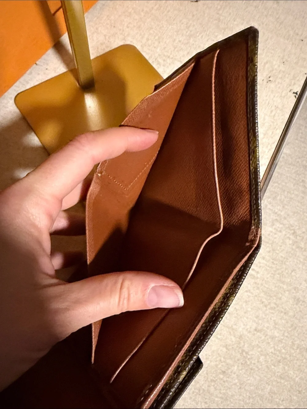 Louis Vuitton Brown Monogram Envelope Wallet